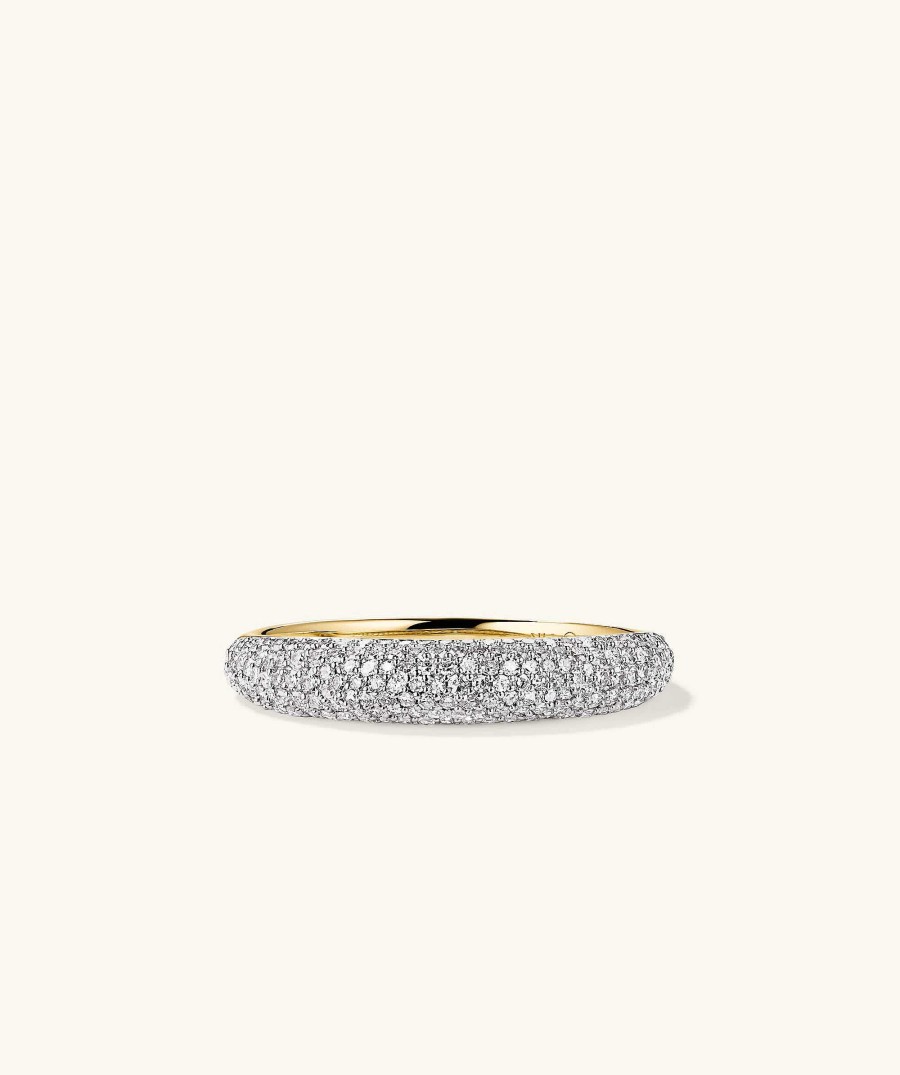 Rings | Mejuri Pav Diamond Thin D Me Ring