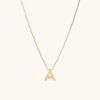 Necklaces | Mejuri Letter Necklace