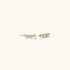 Earrings | Mejuri Pear Diamond Climber Studs