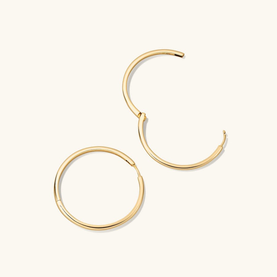 Earrings | Mejuri Tube Oversized Hoops