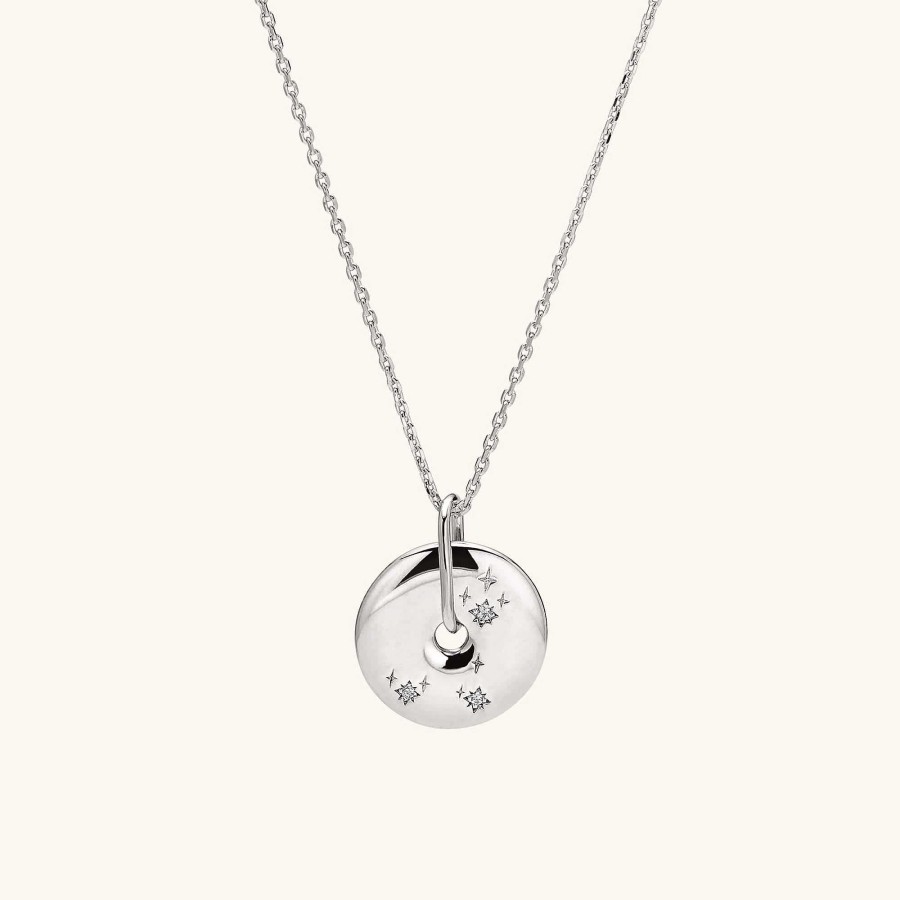 Necklaces | Mejuri Zodiac Pendant Necklace Silver