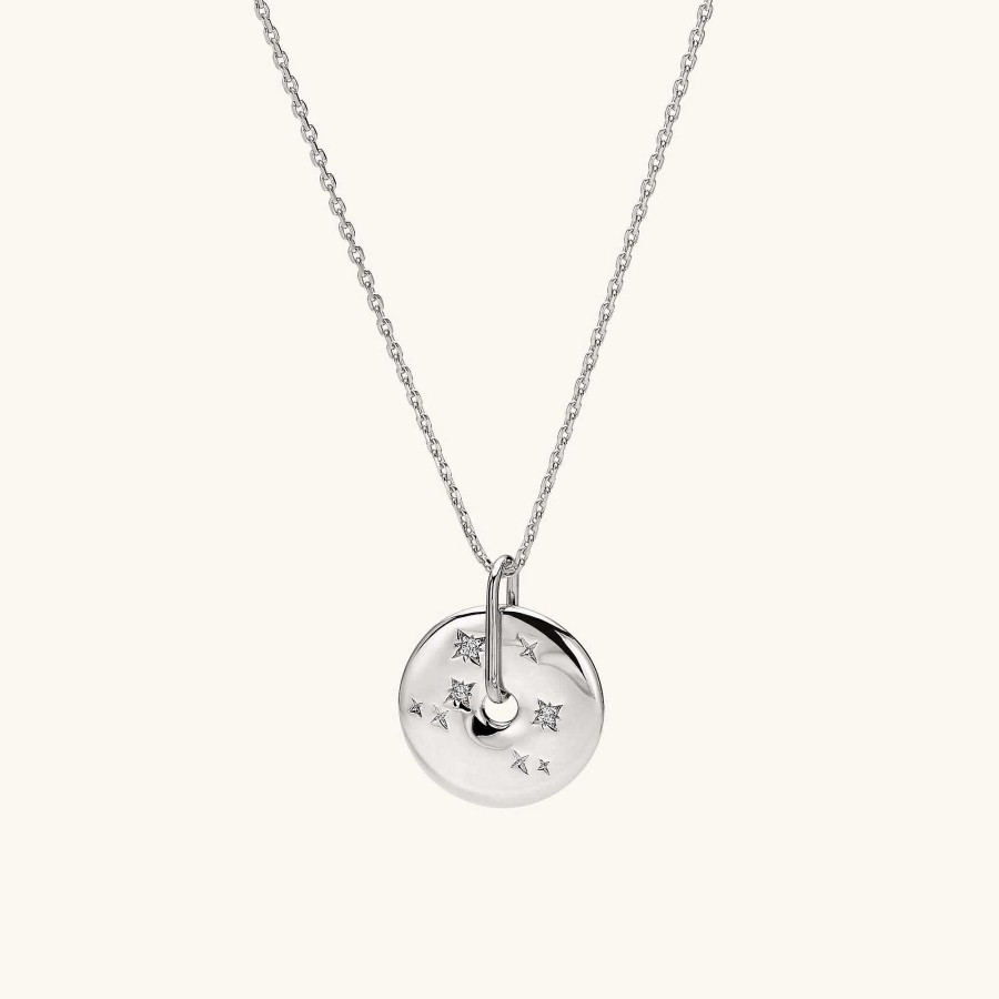 Necklaces | Mejuri Zodiac Pendant Necklace Silver