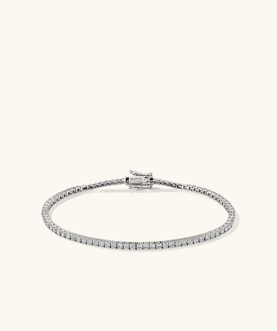 Bracelets | Mejuri Lab Grown Diamond Tennis Bracelet 1.8Mm