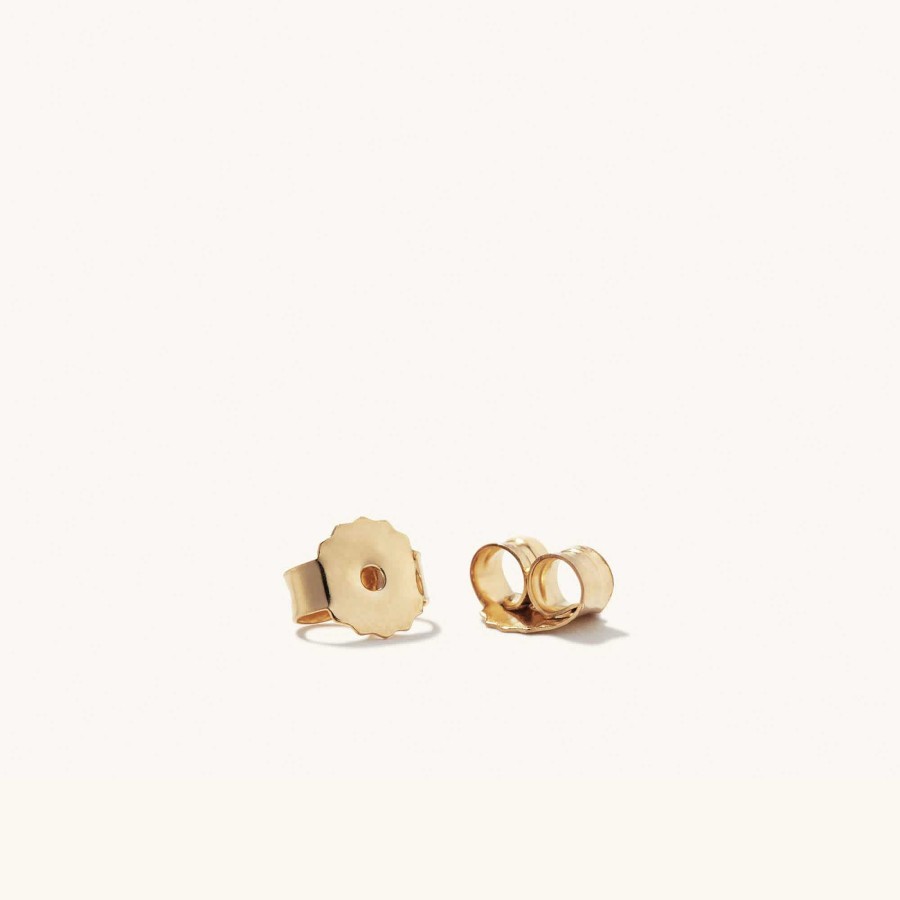 Earrings | Mejuri Round Topaz Studs