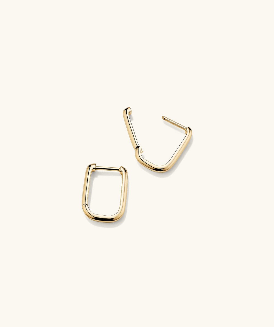 Earrings | Mejuri Small U Hoops