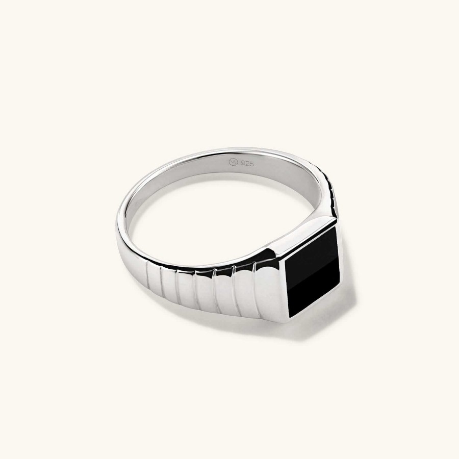 Rings | Mejuri Black Onyx Square Signet Ring