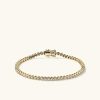 Bracelets | Mejuri Bezel Lab Grown Diamond Tennis Bracelet