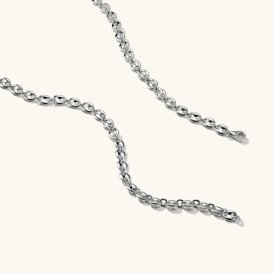 Necklaces | Mejuri Puffy Anchor Chain Necklace