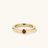 Rings | Mejuri Round Gemstone Stacker Ring