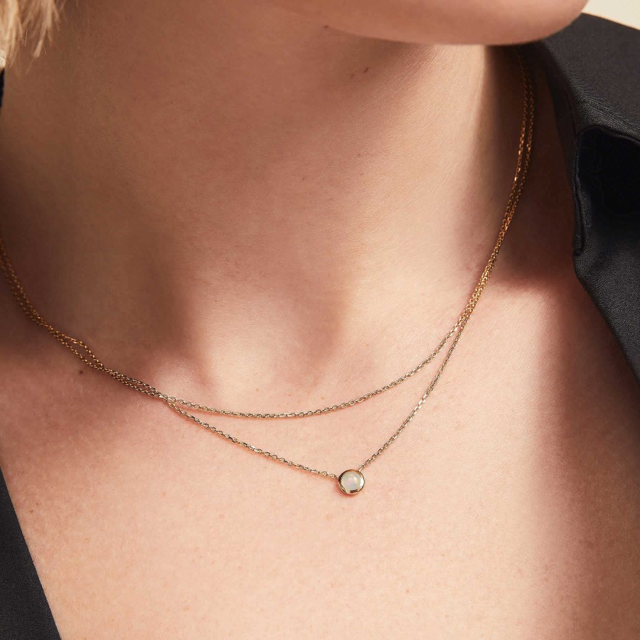 Necklaces | Mejuri Layered Opal Necklace