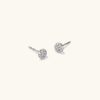 Earrings | Mejuri Pav Diamond Round Studs