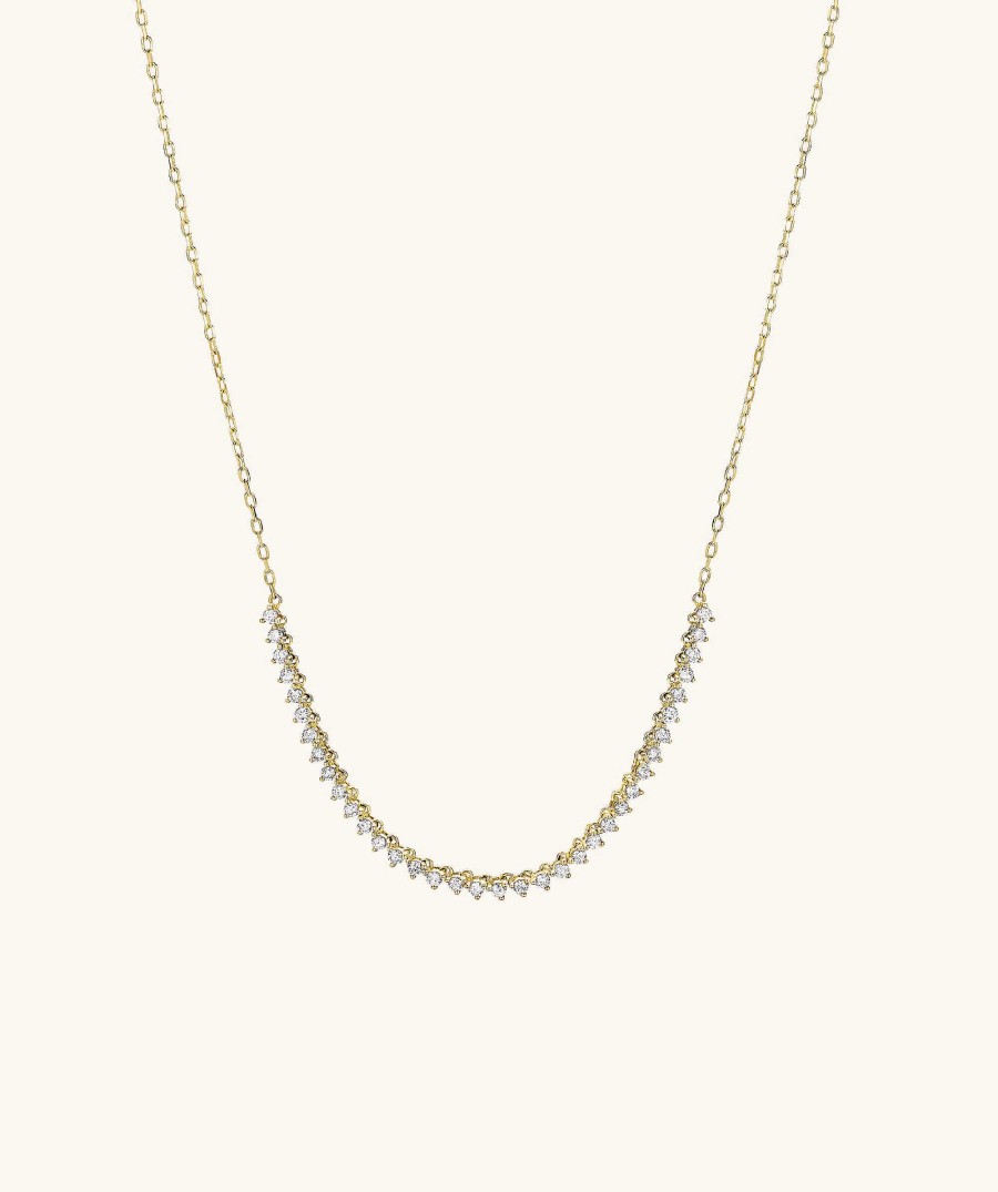 Necklaces | Mejuri Diamond Half Tennis Necklace