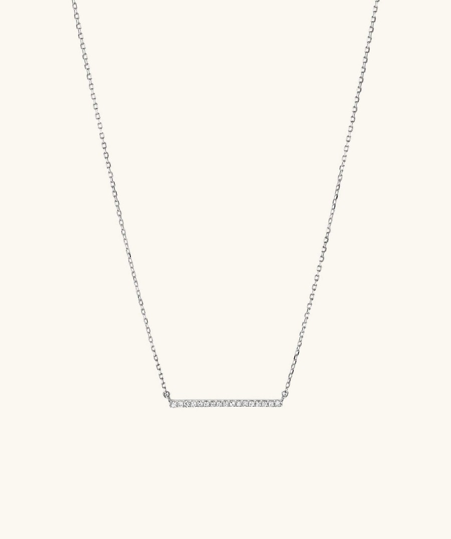 Necklaces | Mejuri Linear Diamond Necklace