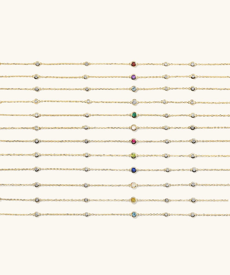 Bracelets | Mejuri Multi Gemstone Station Bracelet