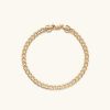 Bracelets | Mejuri Flat Curb Chain Bracelet