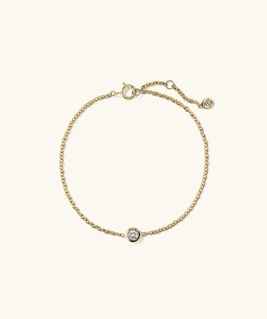 Bracelets | Mejuri Bezel Lab Grown Diamond Bracelet