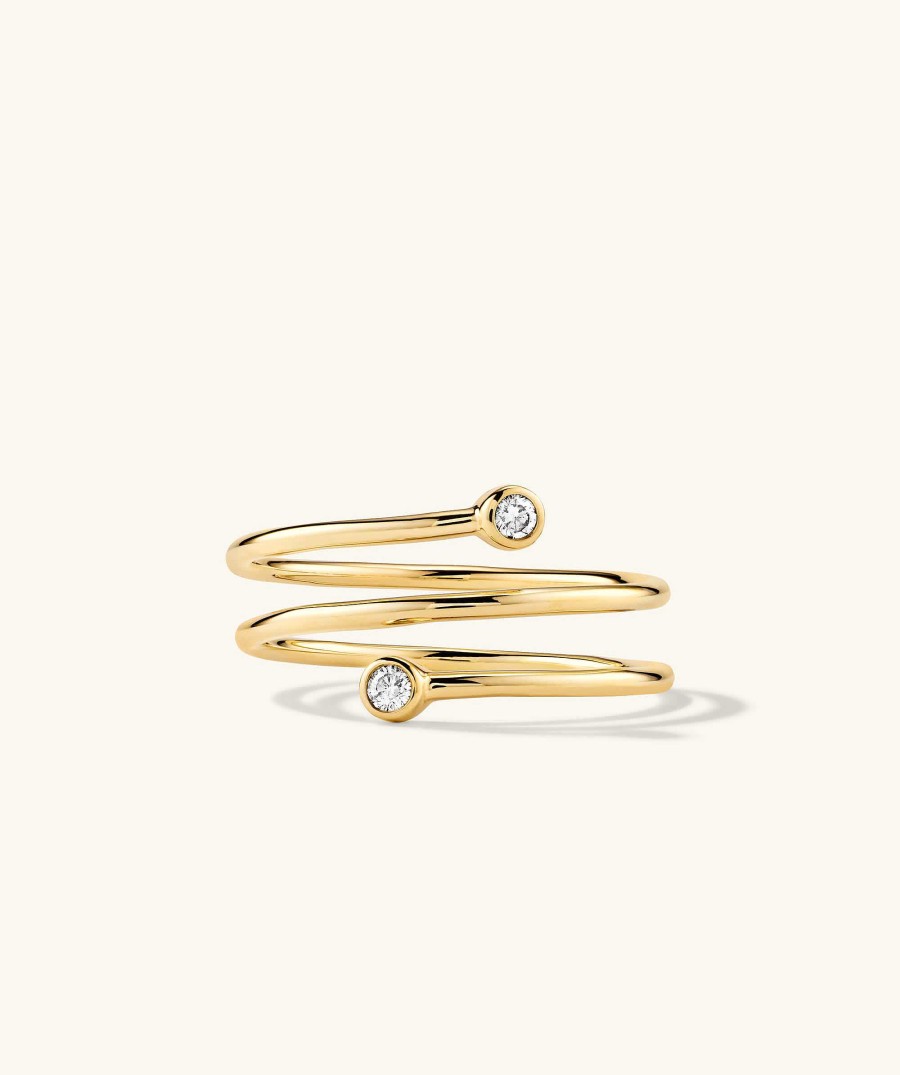 Rings | Mejuri Diamond Coil Ring