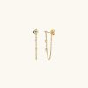 Earrings | Mejuri Mini Diamond Chain Studs