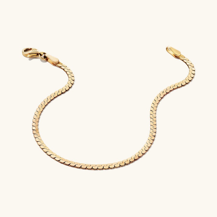 Bracelets | Mejuri Serpentine Chain Bracelet