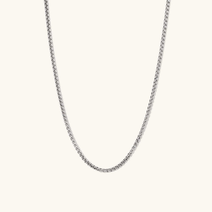 Necklaces | Mejuri Round Box Chain Necklace