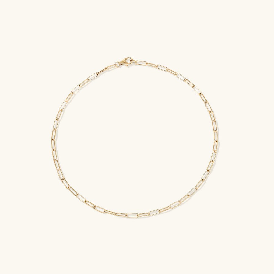 Bracelets | Mejuri Boyfriend Bold Chain Anklet