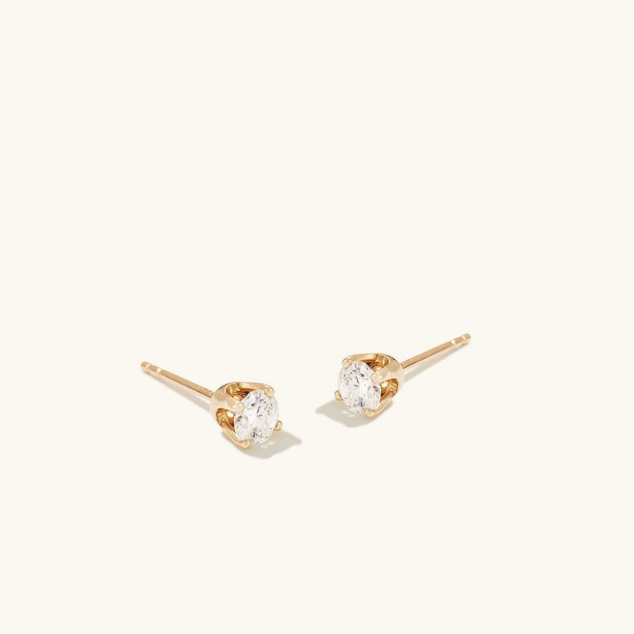 Earrings | Mejuri Large Diamond Studs