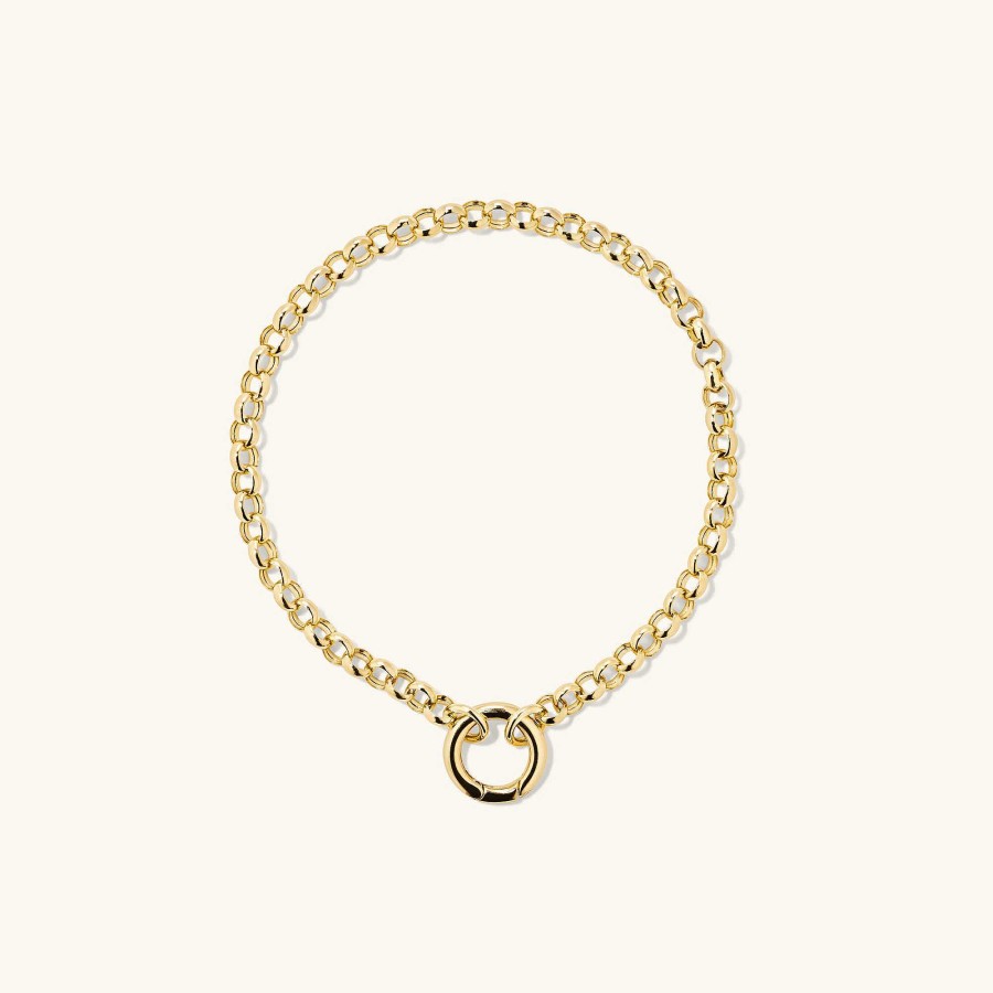 Bracelets | Mejuri Rolo Chain Charm Bracelet