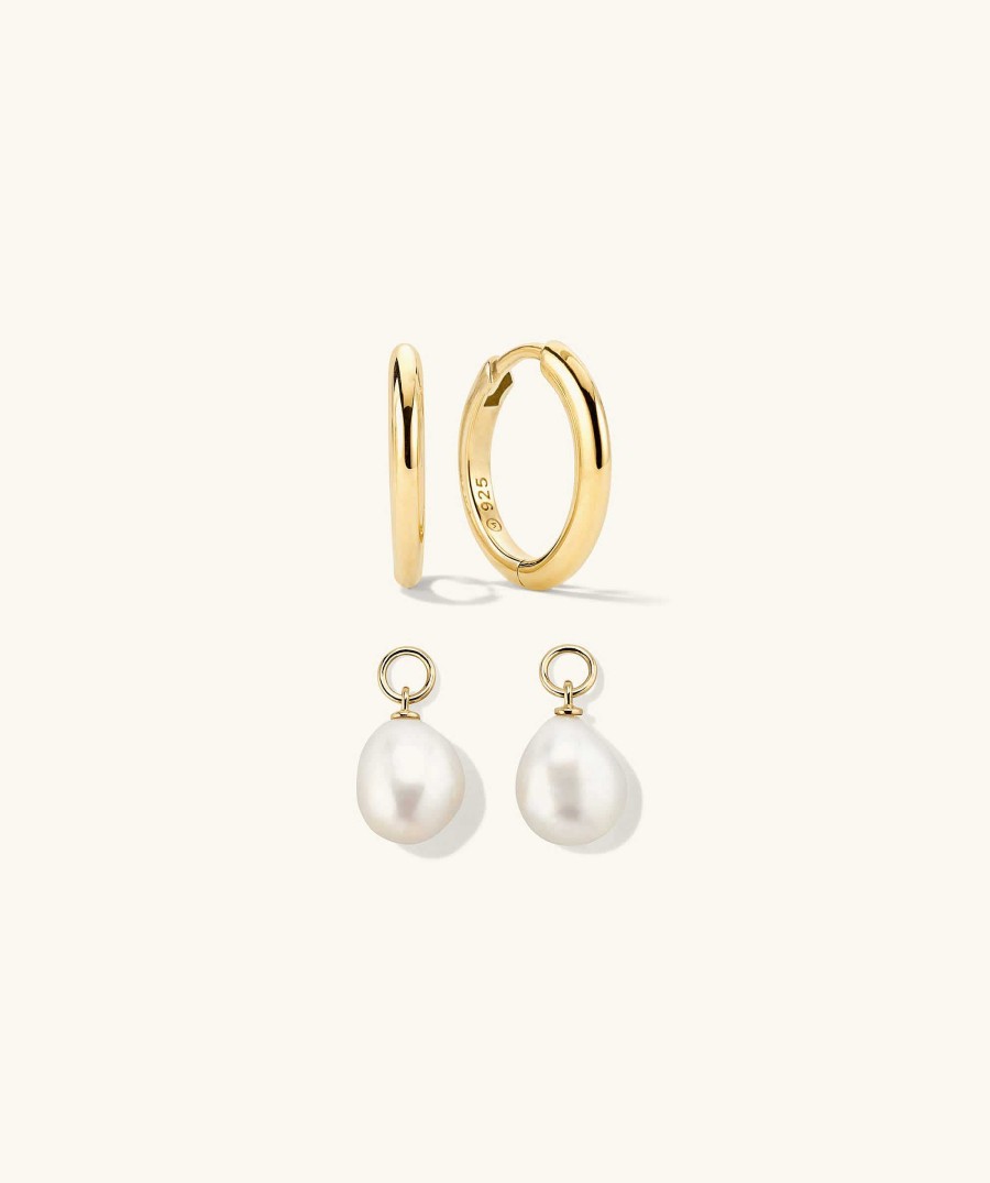 Earrings | Mejuri The Convertible Hoop Set