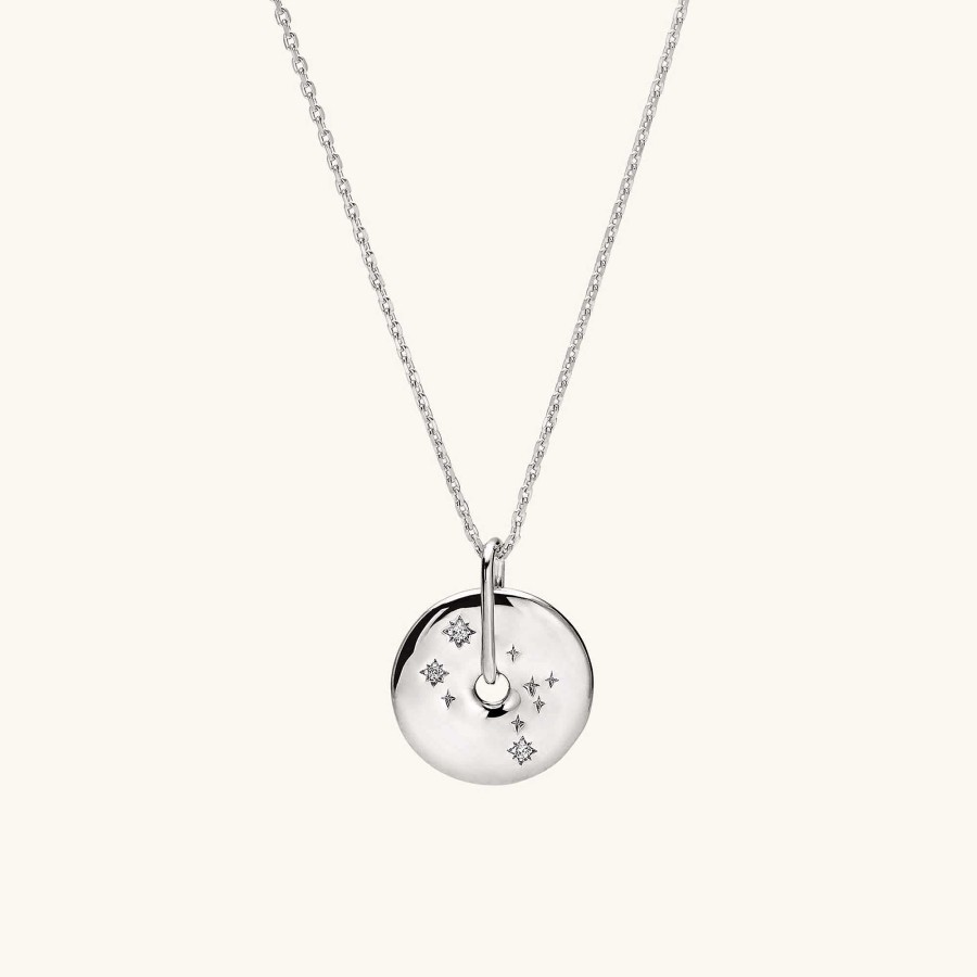 Necklaces | Mejuri Zodiac Pendant Necklace Silver