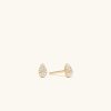 Earrings | Mejuri Pav Diamond Pear Studs