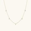 Necklaces | Mejuri Multi Station Diamond Necklace