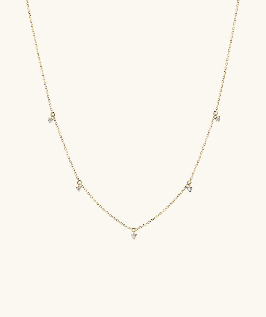 Necklaces | Mejuri Multi Station Diamond Necklace