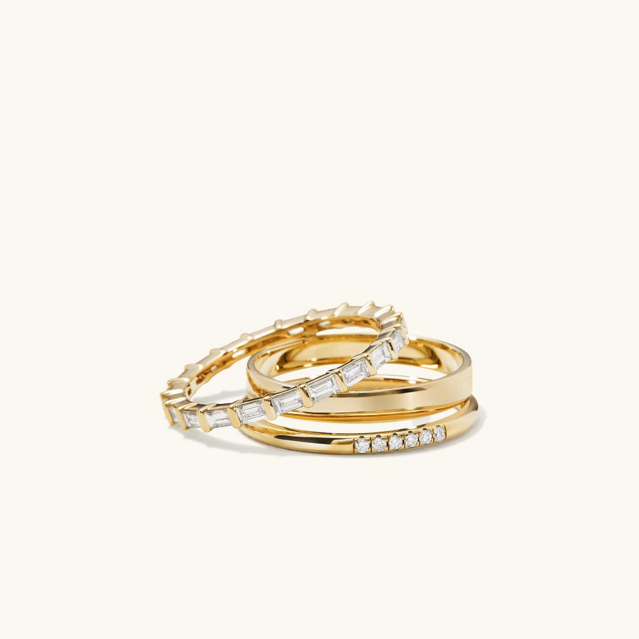 Rings | Mejuri Baguette Diamond Eternity Band