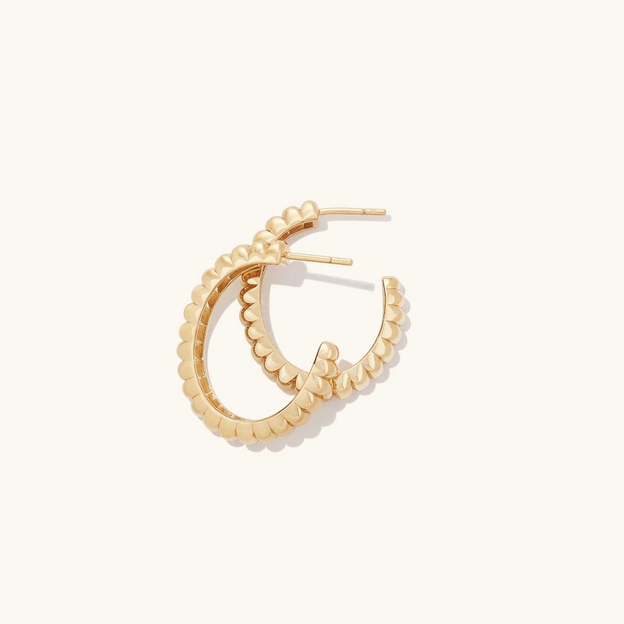 Earrings | Mejuri Large Charlotte Hoops