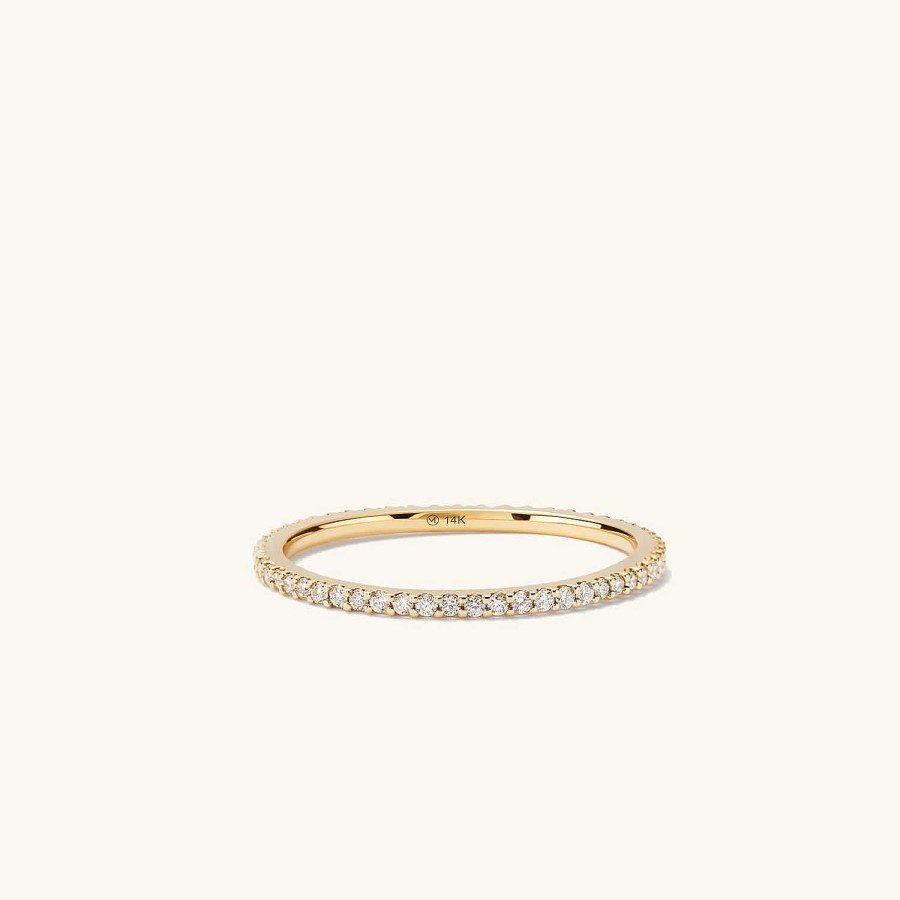 Rings | Mejuri Slim Diamond Eternity Band