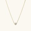 Necklaces | Mejuri Bezel Lab Grown Diamond Necklace 0.25 Ct