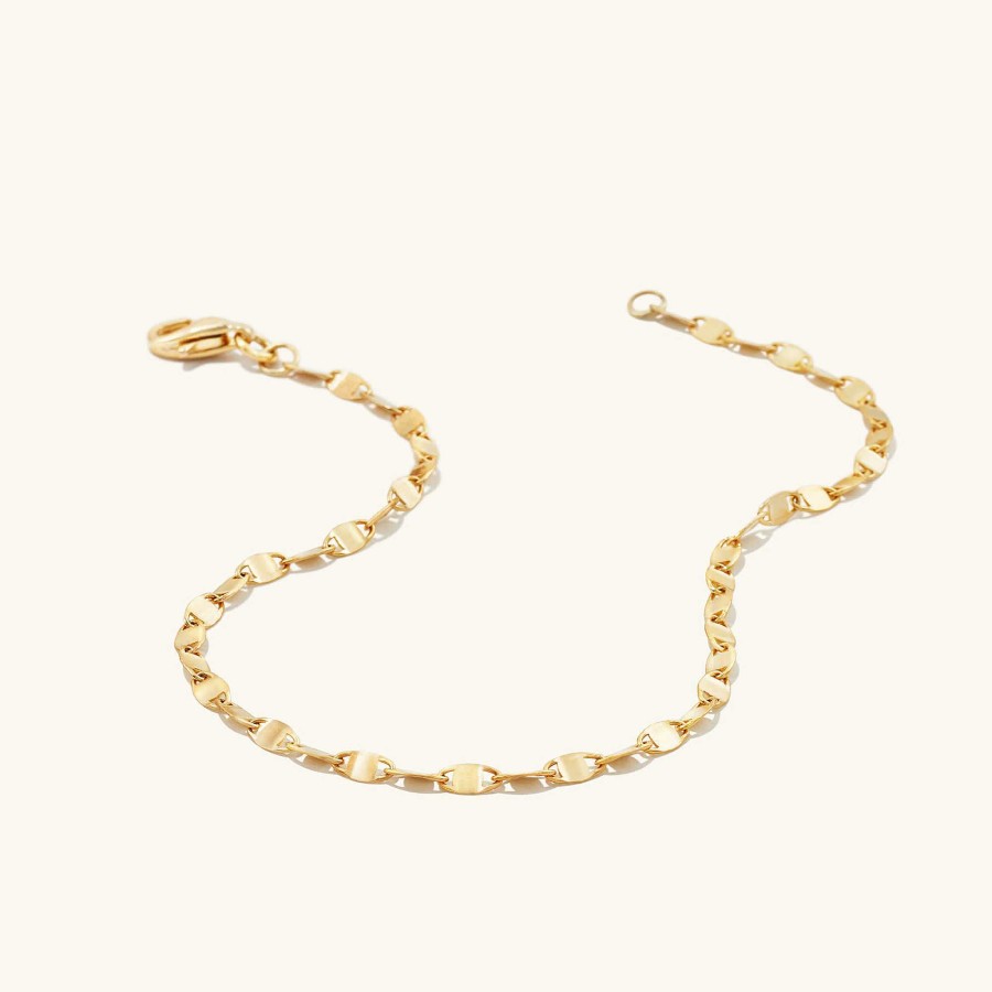 Bracelets | Mejuri Anchor Chain Anklet