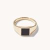 Rings | Mejuri Black Onyx Square Signet Ring