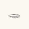 Rings | Mejuri Pav Diamond Slim Signet