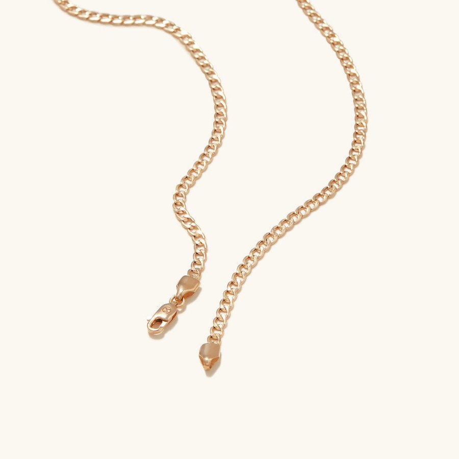 Necklaces | Mejuri Flat Curb Chain Necklace