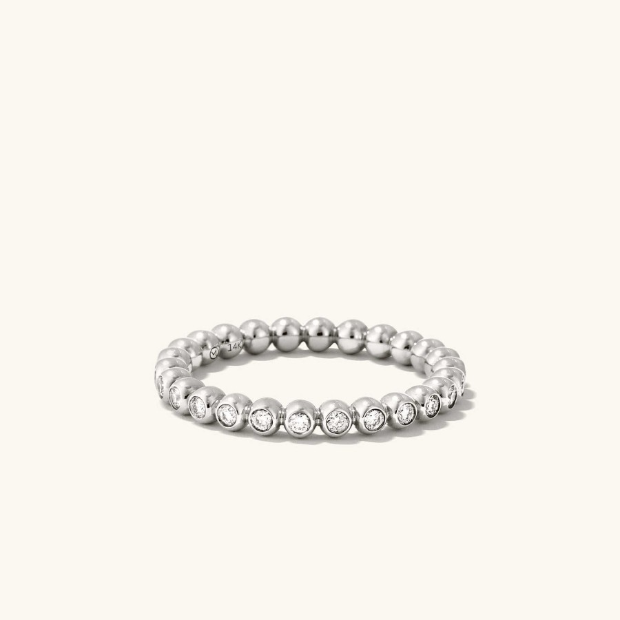 Rings | Mejuri Bold Beaded Diamond Eternity Ring