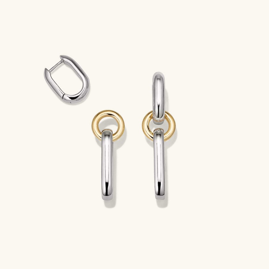 Earrings | Mejuri Mixed Convertible Link Earrings