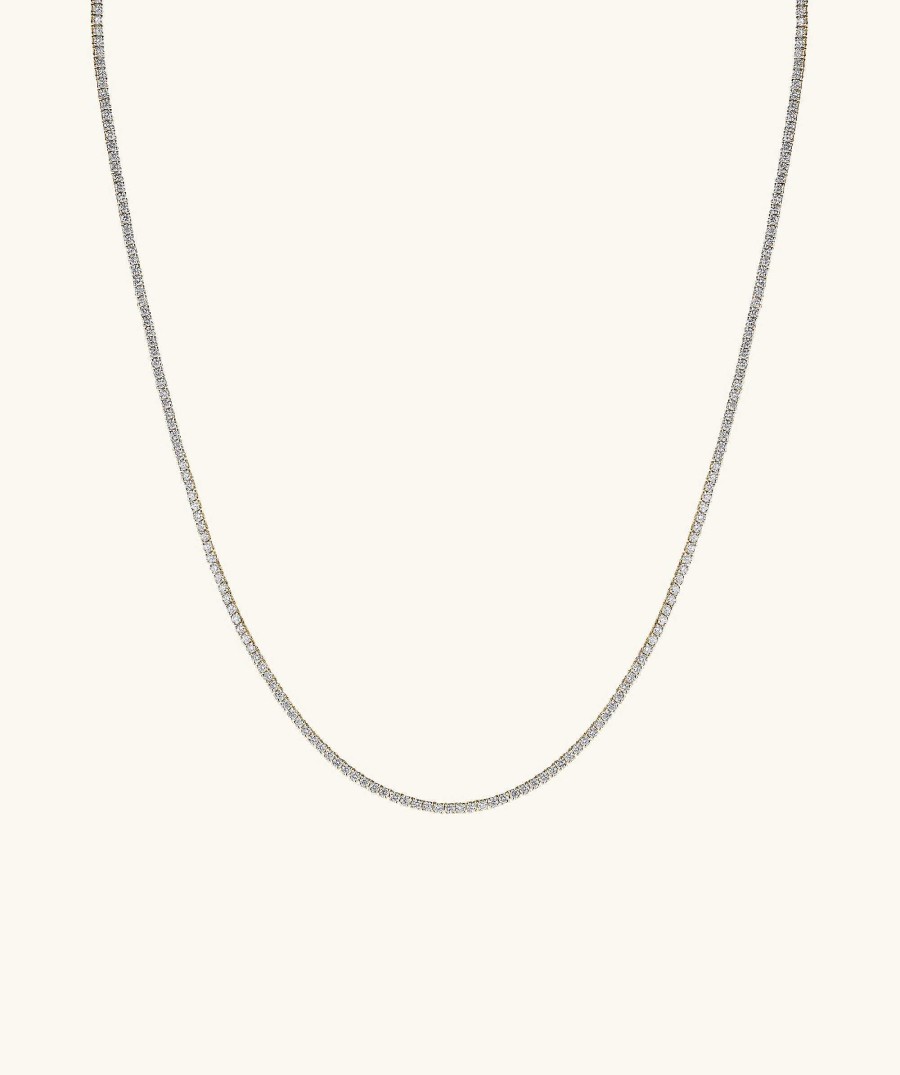 Necklaces | Mejuri Lab Grown Diamond Tennis Necklace 1.8Mm