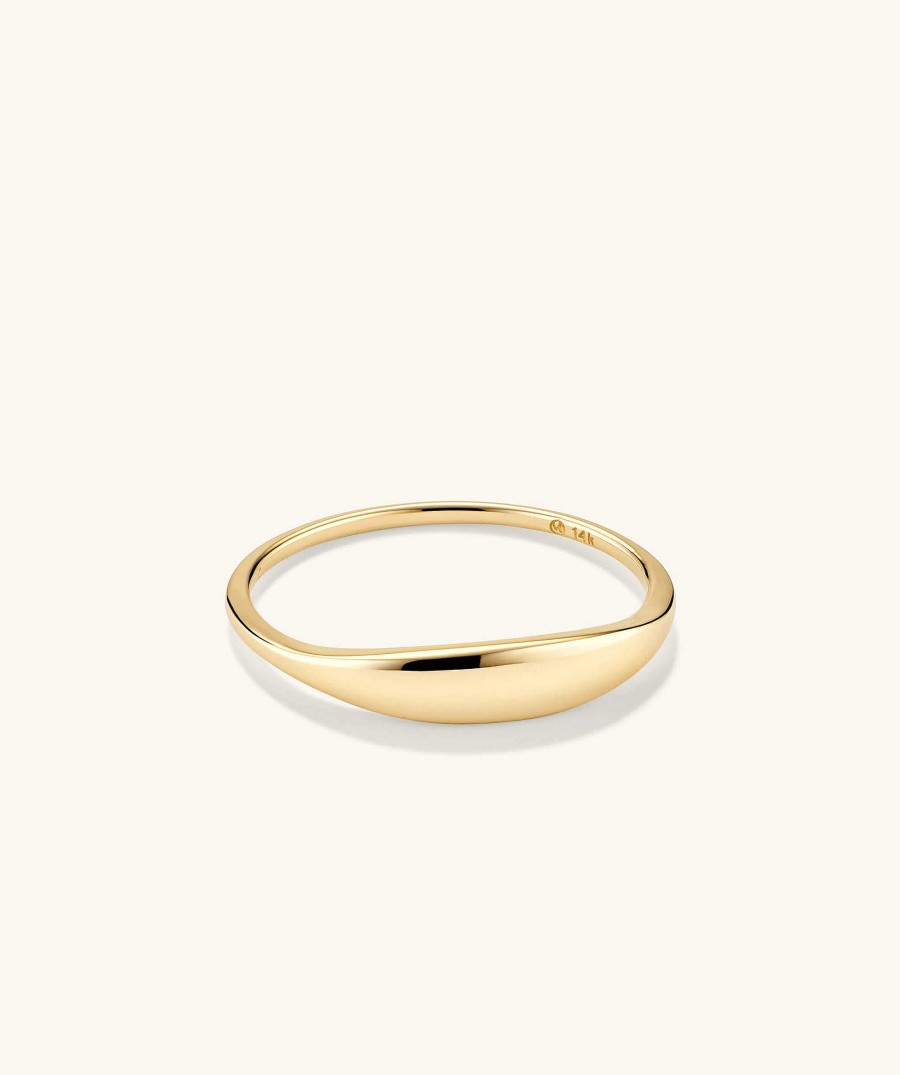 Rings | Mejuri Slim Signet Ring