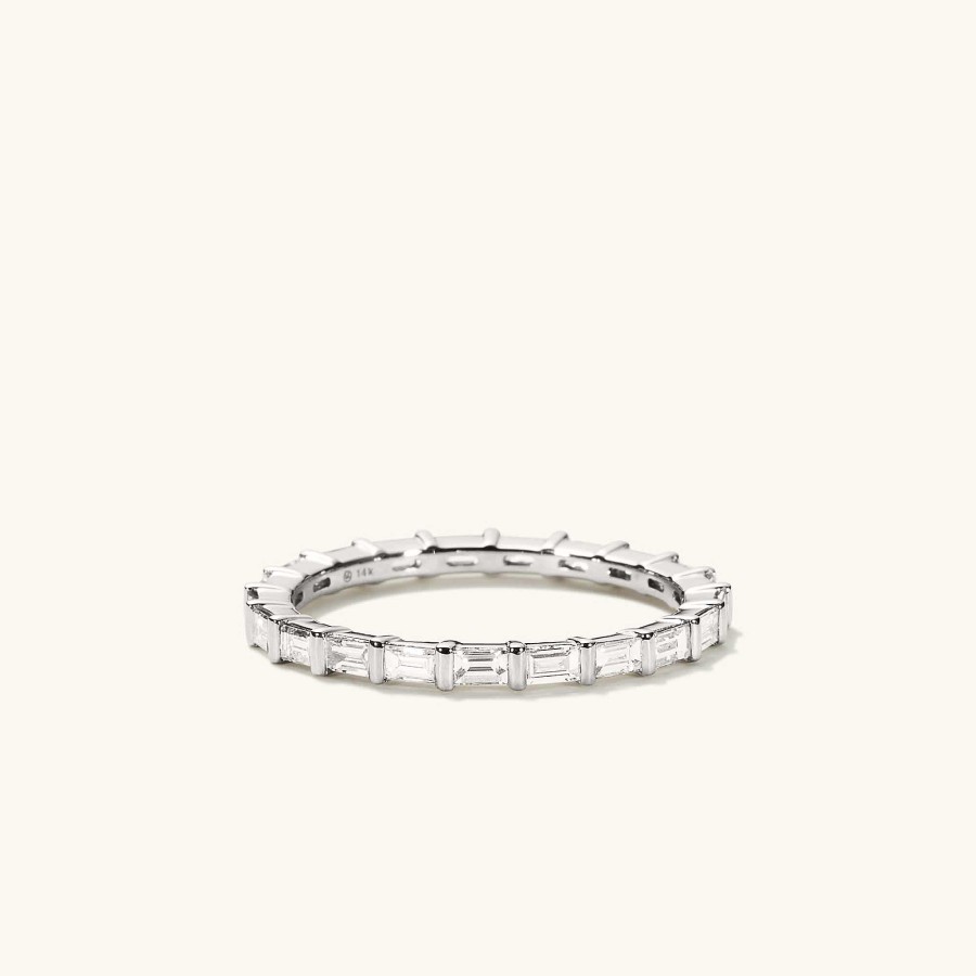 Rings | Mejuri Baguette Diamond Eternity Band