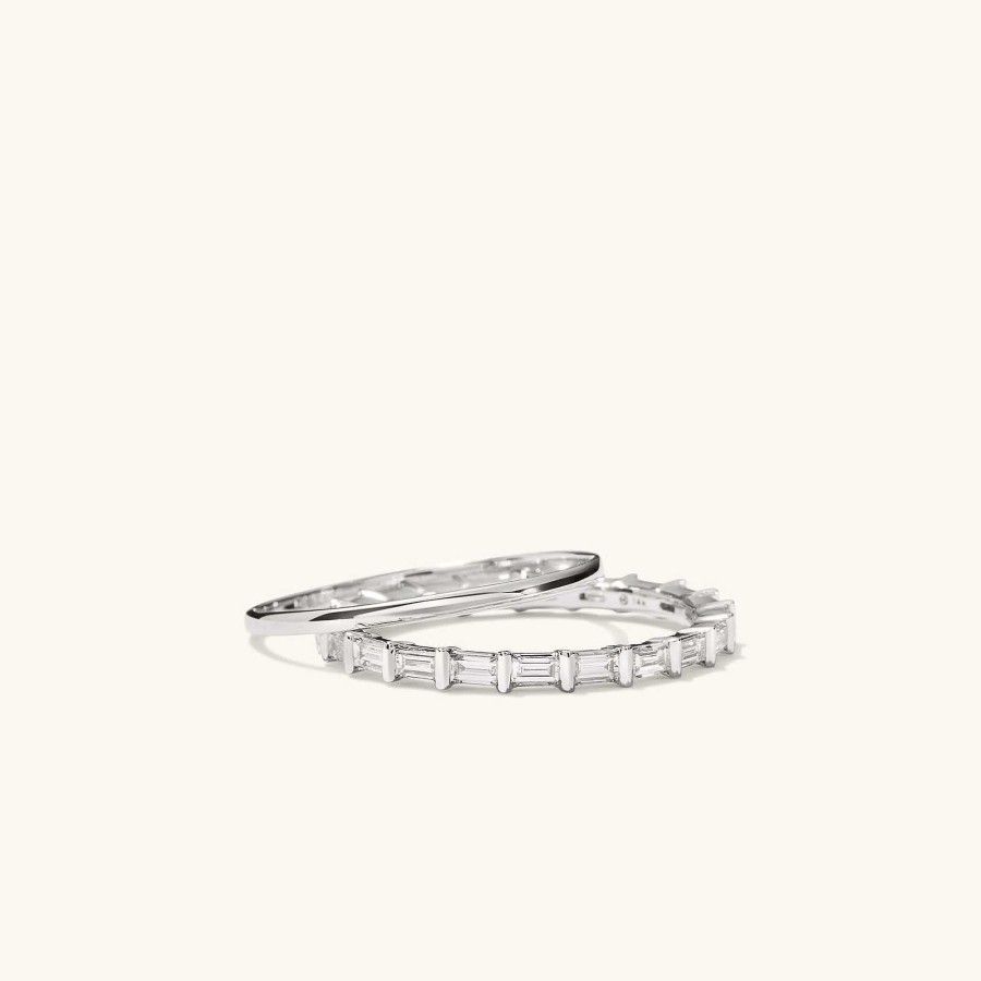 Rings | Mejuri Baguette Diamond Eternity Band