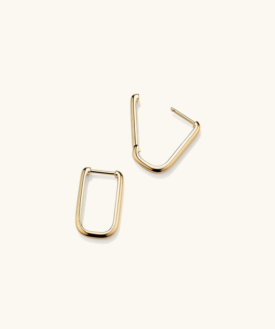 Earrings | Mejuri Medium U Hoops