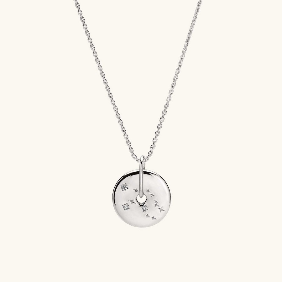 Necklaces | Mejuri Zodiac Pendant Necklace Silver