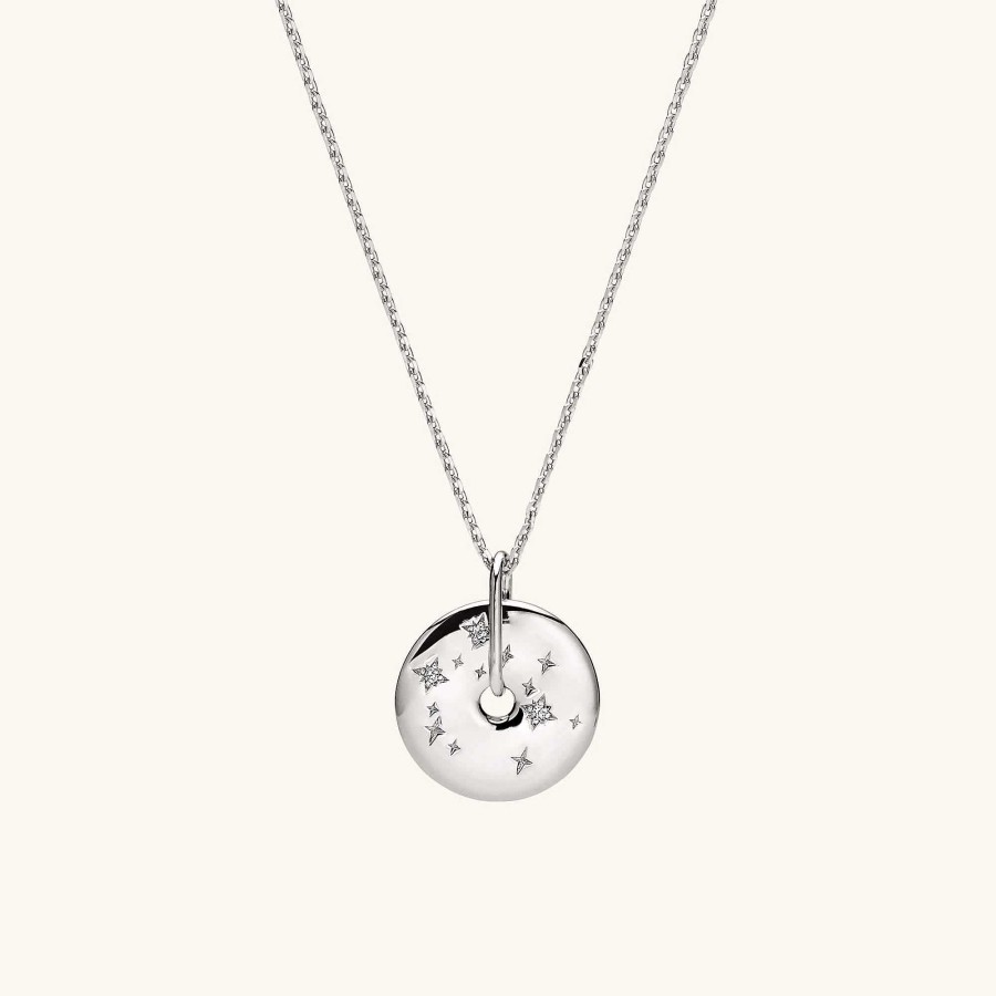 Necklaces | Mejuri Zodiac Pendant Necklace Silver