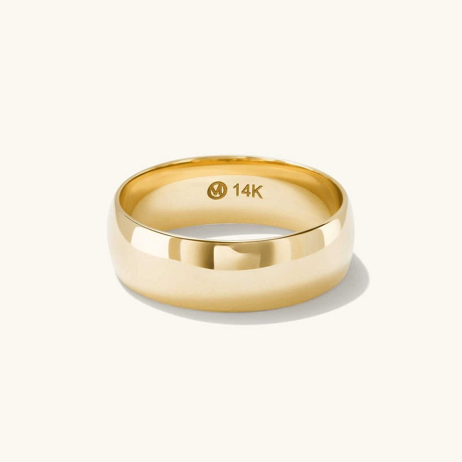 Rings | Mejuri 6Mm Curve Band